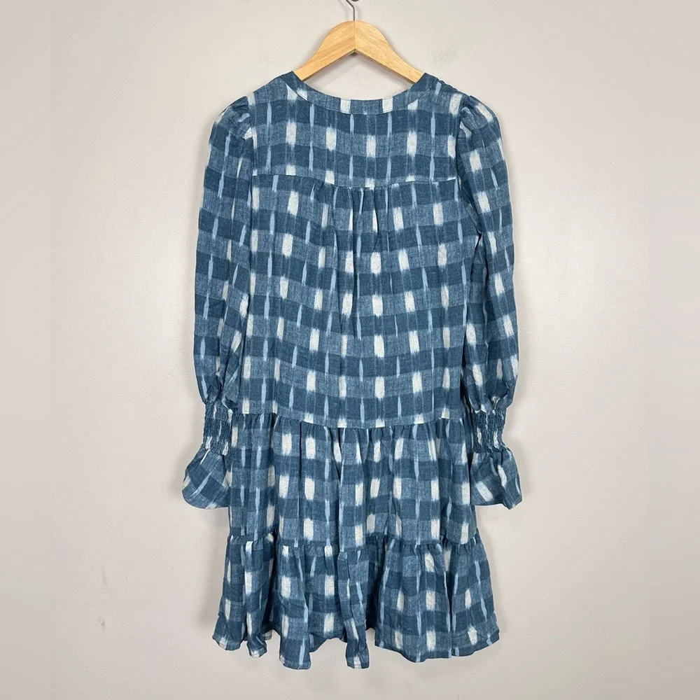 POMANDER PLACE Blue Ikat Kenzo Dress - Picture 10 of 11